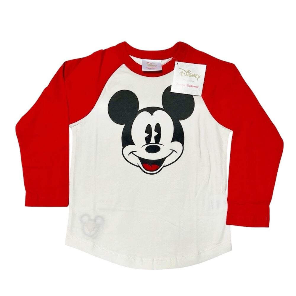 NWT Hanna Andersson Disney Mickey Mouse Raglan Tee Size 4